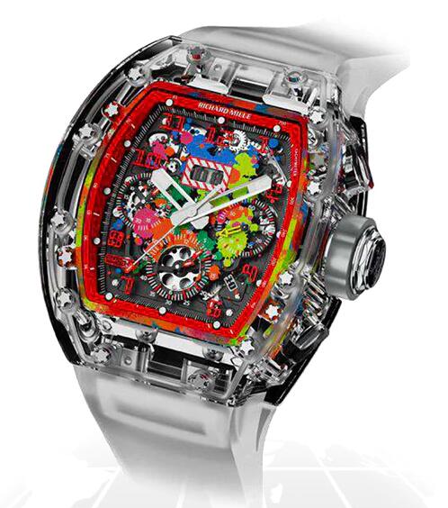 RICHARD MILLE Replica Watch RM011 SAPPHIRE FLYBACK CHRONOGRAPH "A11 FANTASY ROUGE"